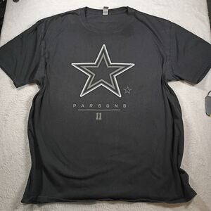 Dallas Cowboys Micah Parsons #11 Graphic T-Shirt XL Black Double Sided NFL